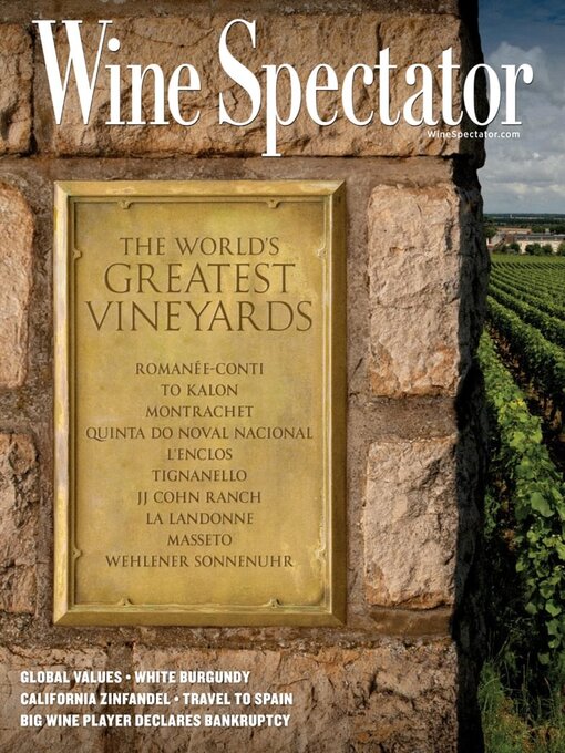 Title details for Wine Spectator by M Shanken Communications - Available